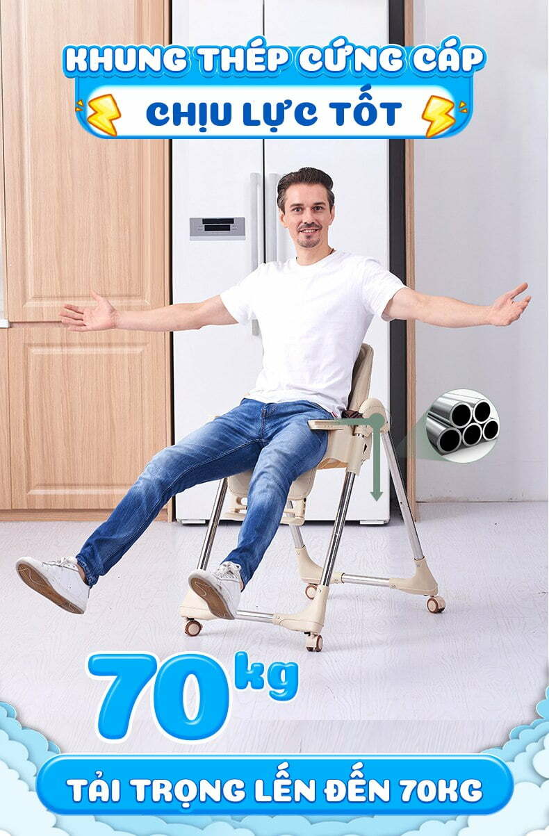 Ghế Ăn Dặm Cho Bé MiShi Chair V - Pink 16 Ghế Ăn Dặm Cho Bé Mishi Chair V Pink