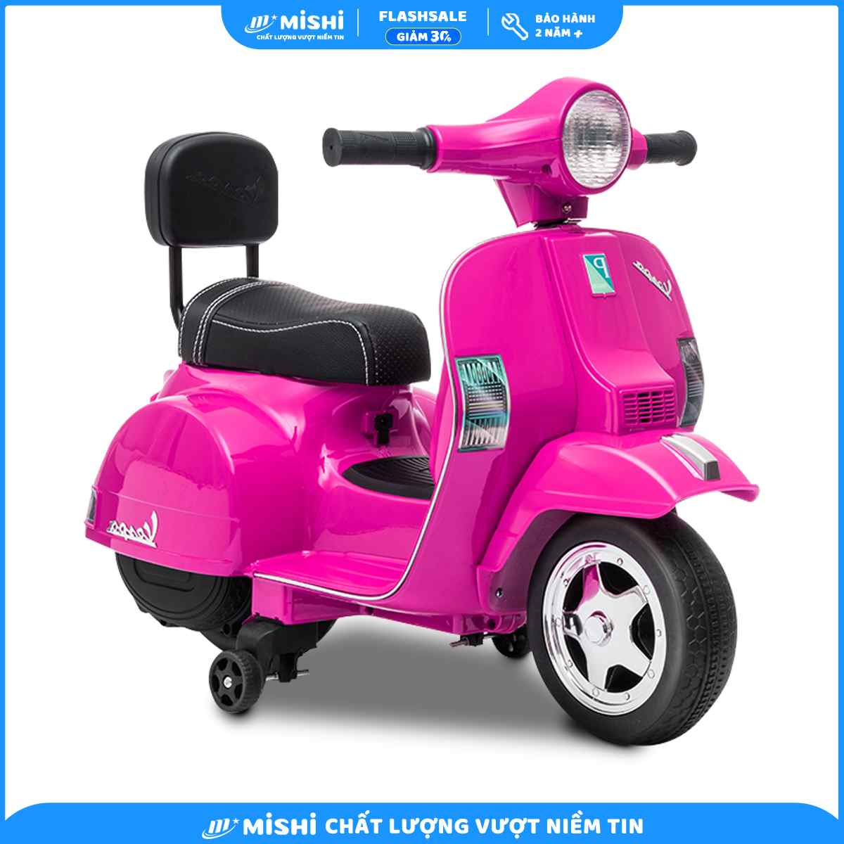 Kinh nghiệm mua xe vespa điện cho bé an toàn và chất lượng