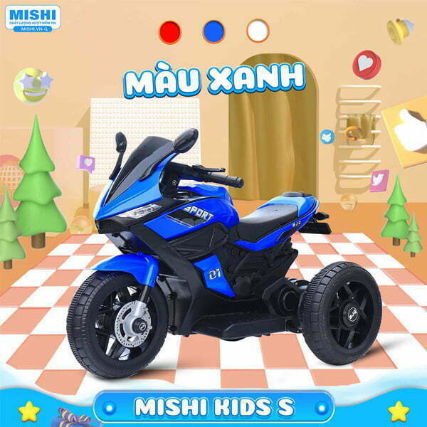 xe moto điện trẻ em Mishi kids s